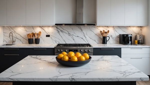 Le marbre pour votre plan de travail de cuisine : luxe et élégance